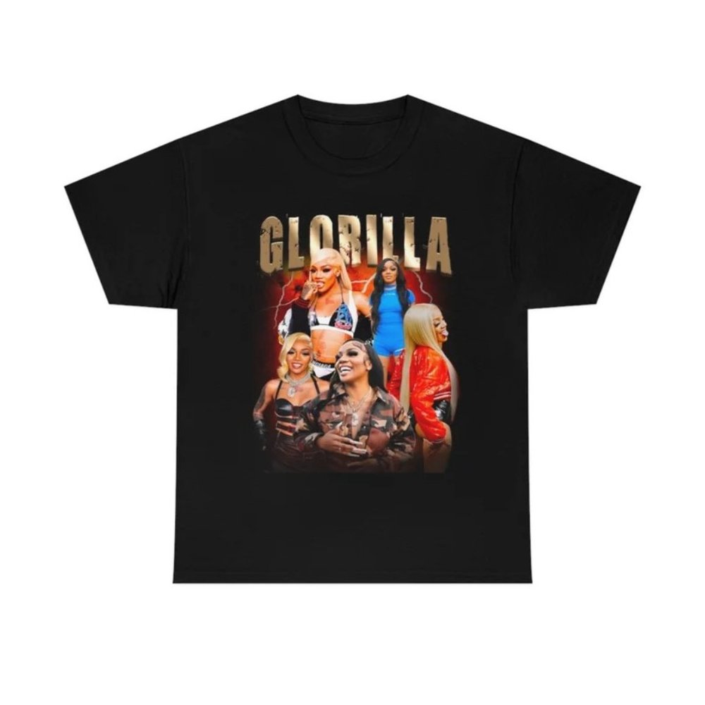 Glorilla Vintage 90s Style Rap Graphic Tee, Vintage Rap Style T-Shirt